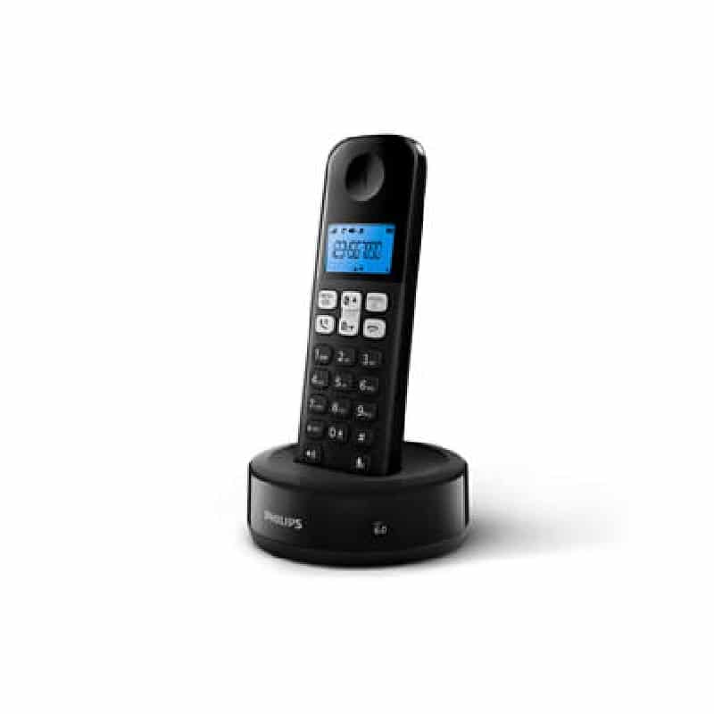 Teléfono Inalámbrico Philips D131 Negro Recargas Rafaela