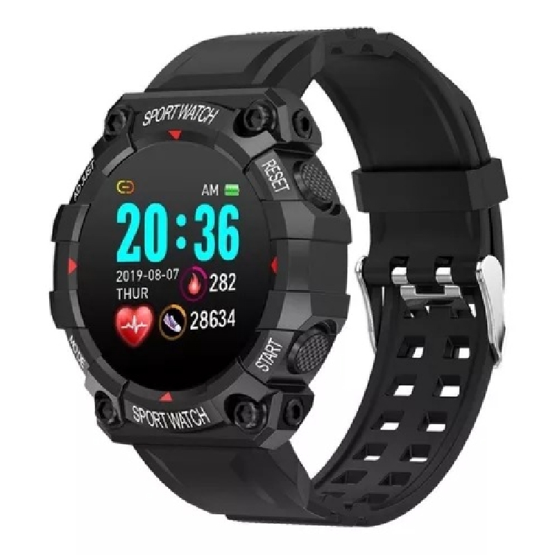 Reloj Smartband Macaron Smartwatch Ritmo cardíaco Fitness Redondo -  Recargas Rafaela